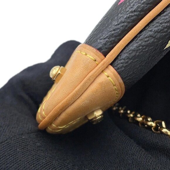 LOUIS VUITTON Pochette・Milla Size MM Monogram・Multicolor Noir - Picture 6 of 13